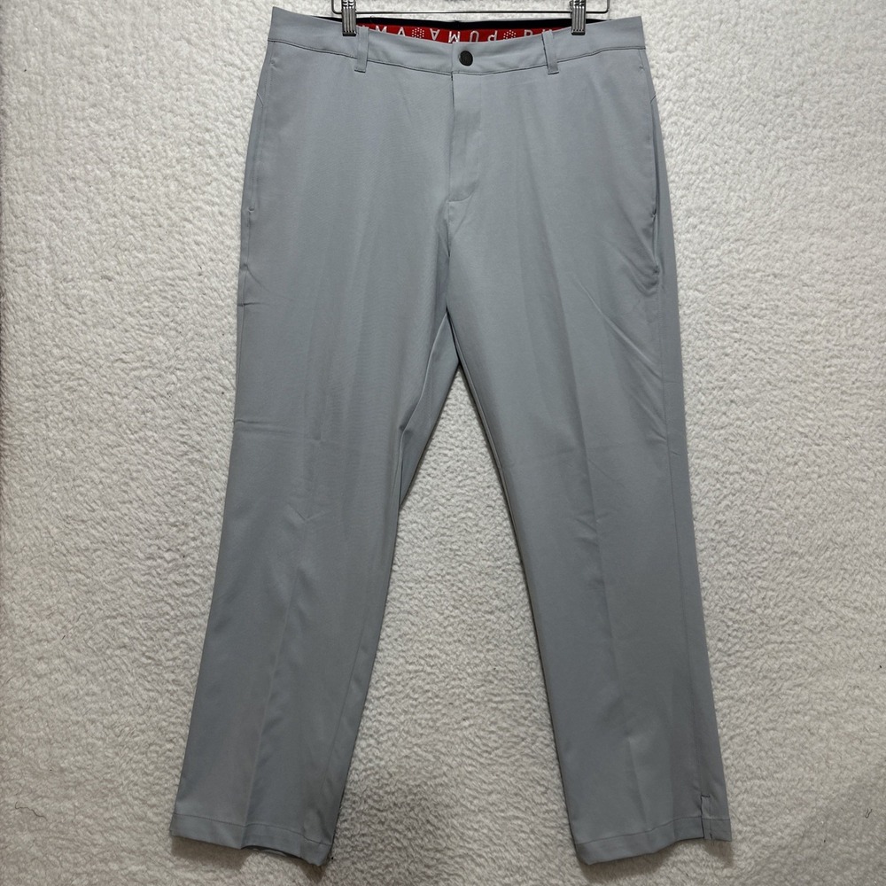 PUMA Jackpot Golf Pant Sz US 36 Beige Performance Moist-Wick UPF50+ UV Resist